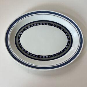 13" Vintage 1970s Oval Serving Food Platter by Royal Doulton Tangier Lambethware